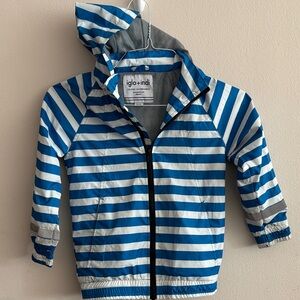 Iglo + Indi Blue Striped Kids Jacket